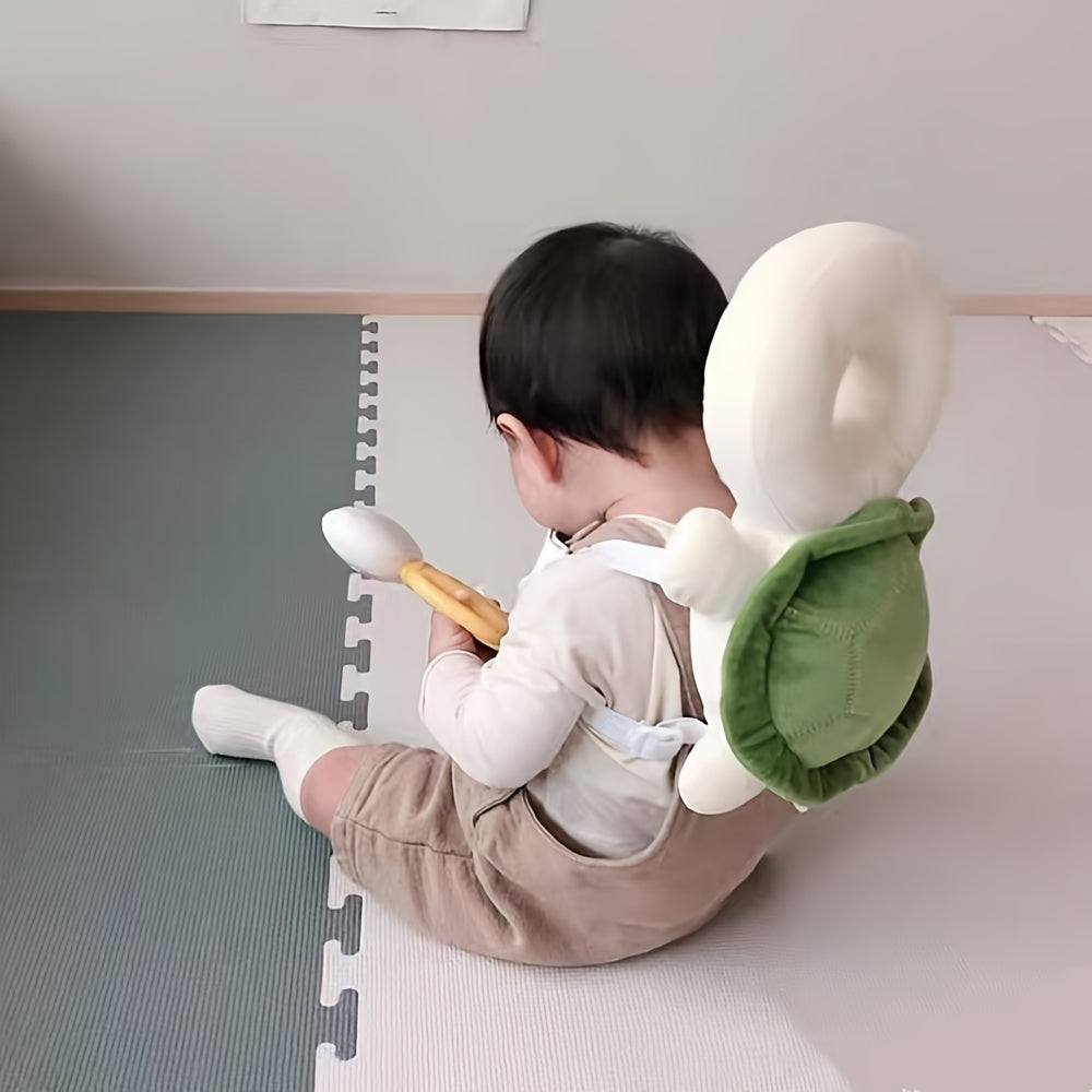 Adorable Plush Turtle-Shaped Baby Backpack