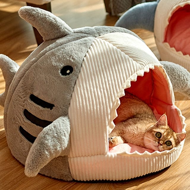 The Shark Cat Bed - 100% Organic Cotton